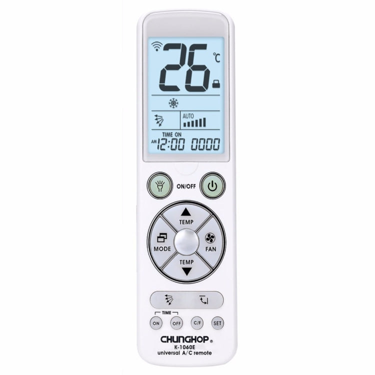 Telecomando universale per climatizzatore CHUNGHOP K-1060E, K-1060E Telecomando universale per climatizzatore CHUNGHOP K-1060E, K-1060E